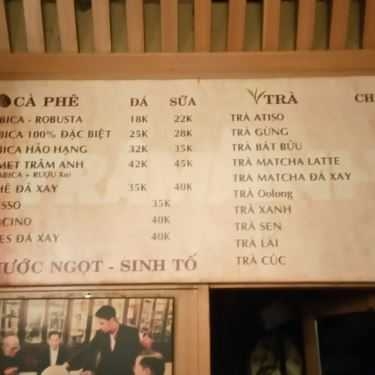 Thực đơn- Trâm Anh Cafe