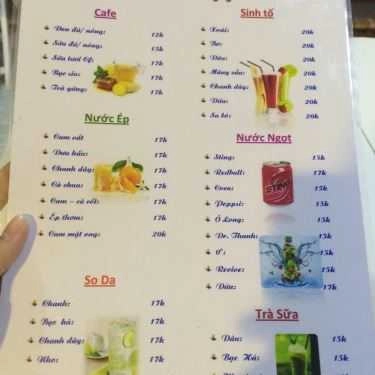 Thực đơn- Trầm Coffee