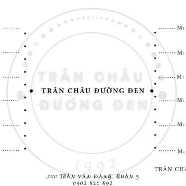 Thực đơn- Ăn vặt Trân Châu Đường Đen 1992