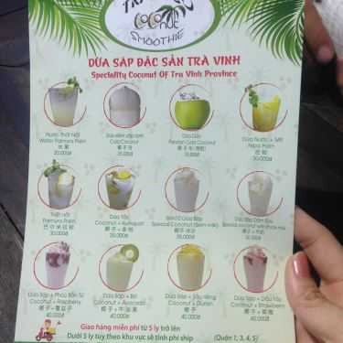 Thực đơn- Ăn vặt Travico - Sinh Tố Dừa Sáp