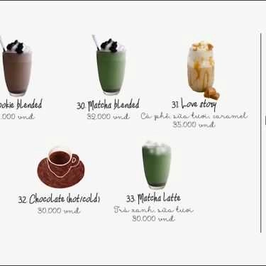 Thực đơn- Tree Of Life Coffee