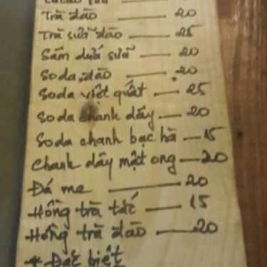 Thực đơn- Trek Cafe