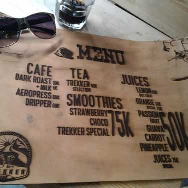 Thực đơn- Trekker Café