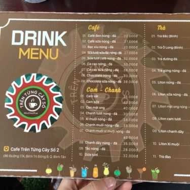 Thực đơn- Trên Từng Cây Số Cafe - Đường Số 17A