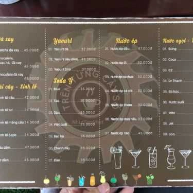 Thực đơn- Trên Từng Cây Số Cafe - Đường Số 17A
