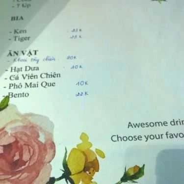 Thực đơn- Troll Cafe