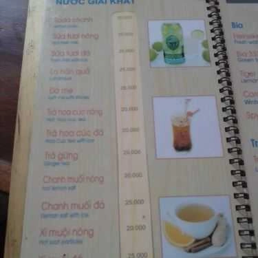 Thực đơn- Tròn Cafe