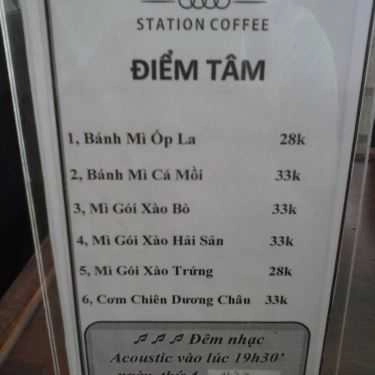 Thực đơn- Tròn Cafe