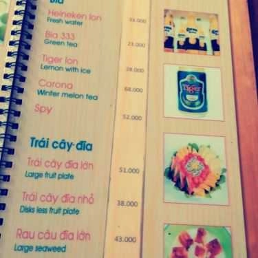 Thực đơn- Tròn Cafe