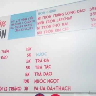 Tổng hợp- Ăn vặt Trộn Trộn - Mì Trộn Trứng Lòng Đào