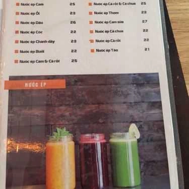 Thực đơn- Trùm Lười Cafe
