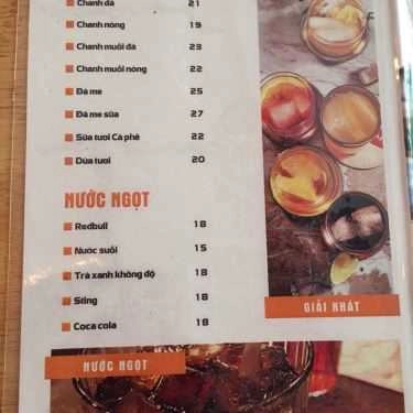 Thực đơn- Trùm Lười Cafe