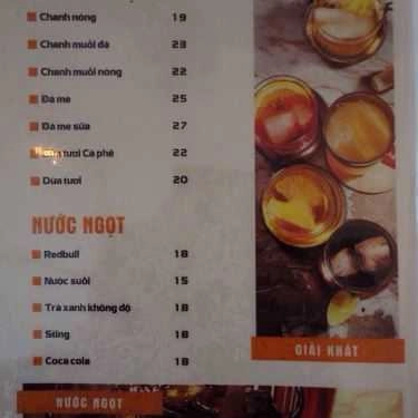 Thực đơn- Trùm Lười Cafe