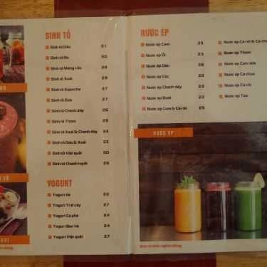Thực đơn- Trùm Lười Cafe