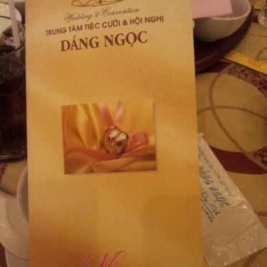 Thực đơn- Nhà hàng tiệc cưới Dáng Ngọc - Trung Tâm Tiệc Cưới Hội Nghị