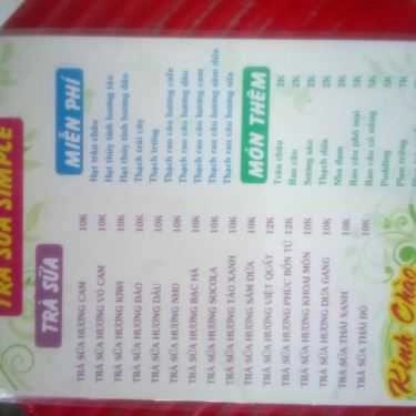 Tổng hợp- Cafe Trà Sữa Simple - Hoàng Diệu 2
