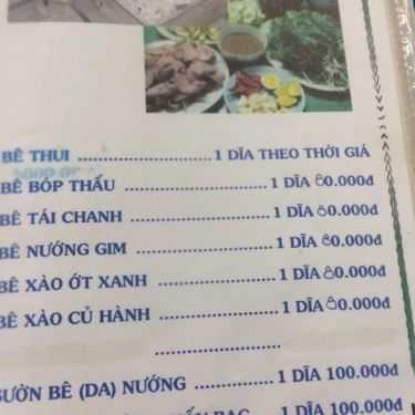 Thực đơn- Ăn vặt Tuyết Như - Bê Thui & Hải Sản