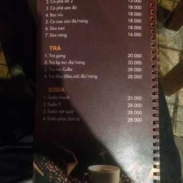 Thực đơn- UCoffee