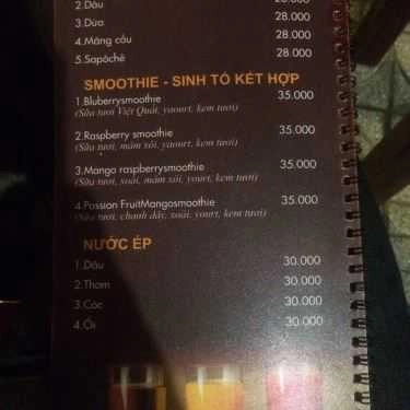 Thực đơn- UCoffee