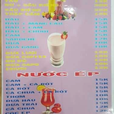 Thực đơn- Uni - Coffee, Sinh Tố & Nước Ép
