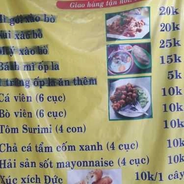 Thực đơn- Cafe Minions - Trà Sữa & Ăn Vặt