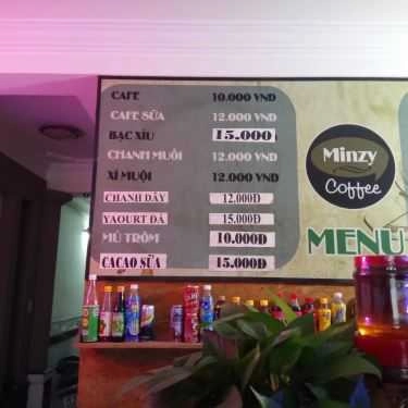 Thực đơn- Minzy Coffee