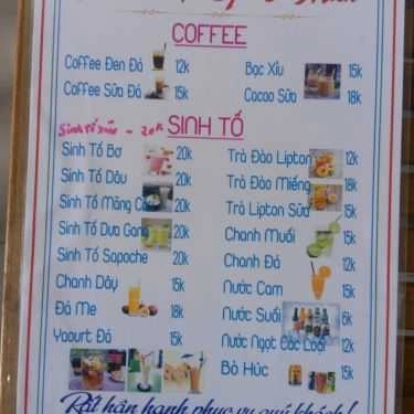 Thực đơn- Đạt Gia Ba Miền - Coffee & Sinh Tố