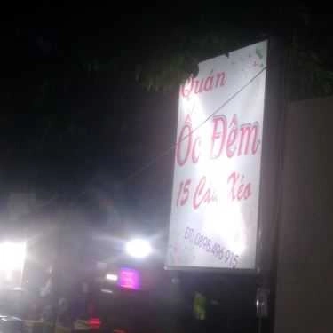Thực đơn- Quán Nhậu Ốc Đêm - Cầu Xéo