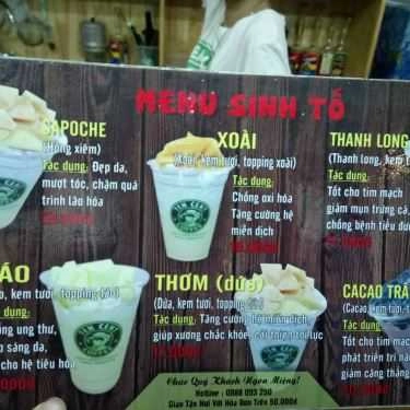 Thực đơn- Cafe Tencent Bravage Station - Trà Sữa & Gà Rán