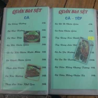 Thực đơn- Quán Nhậu Quán Phố Nướng Miền Tây - Bia Sệt