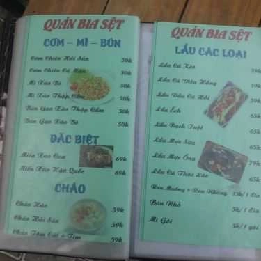 Thực đơn- Quán Nhậu Quán Phố Nướng Miền Tây - Bia Sệt