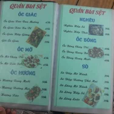 Thực đơn- Quán Nhậu Quán Phố Nướng Miền Tây - Bia Sệt
