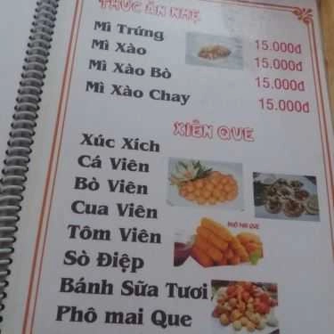 Thực đơn- Gia Đình Coffee