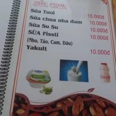 Thực đơn- Gia Đình Coffee