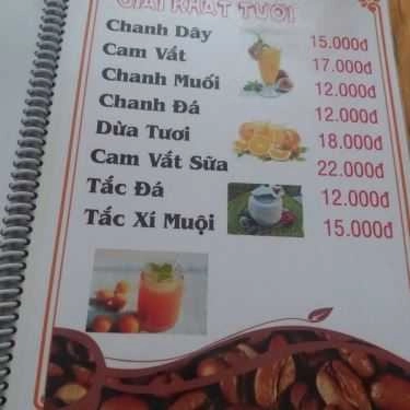Thực đơn- Gia Đình Coffee