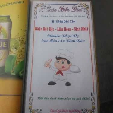 Thực đơn- Biển Đêm - Quán Nhậu Bình Dân