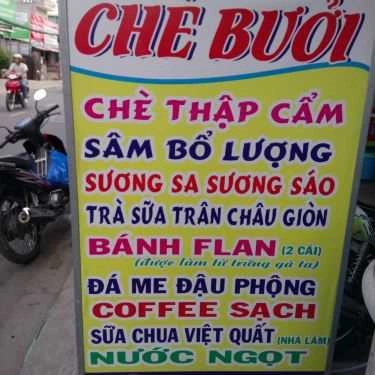 Thực đơn- Ăn vặt Chè Bưởi - Lê Văn Lương