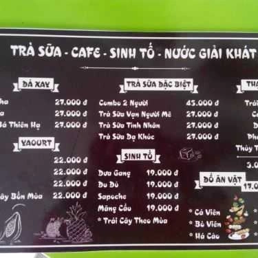 Thực đơn- Cafe Trà Sữa N2N