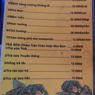 Thực đơn- Ăn vặt Tập Tập - Bánh Tráng Nướng Phan Thiết