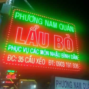 Thực đơn- Quán Nhậu Phương Nam Quán - Các Món Nhậu Bình Dân