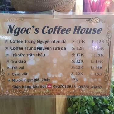 Thực đơn- Ăn vặt Ngọc's Coffee House