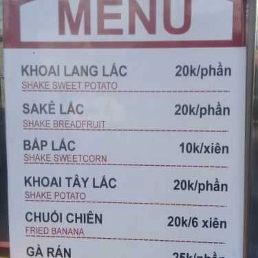Thực đơn- Ăn vặt Mr. Thịnh - Gà Rán, Sake & Khoai Lang Lắc