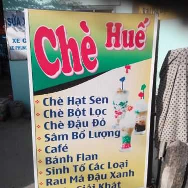 Thực đơn- Cafe Chè Huế - Tam Bình