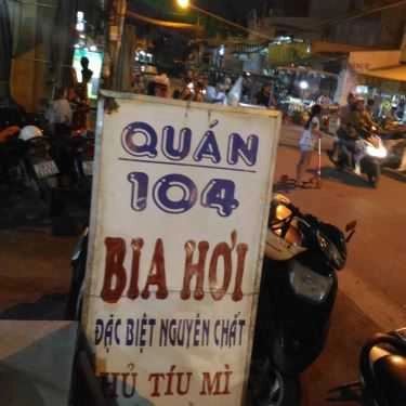 Thực đơn- Quán Nhậu Quán 104 - Nhậu Bình Dân