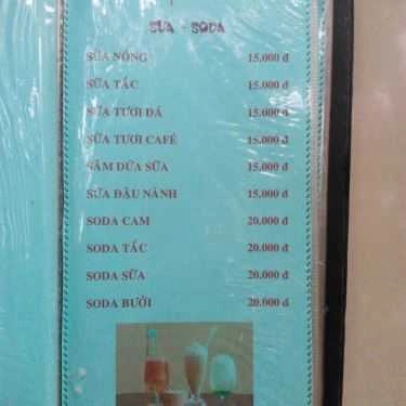 Thực đơn- Tri Kỷ Cafe - Lý Tế Xuyên
