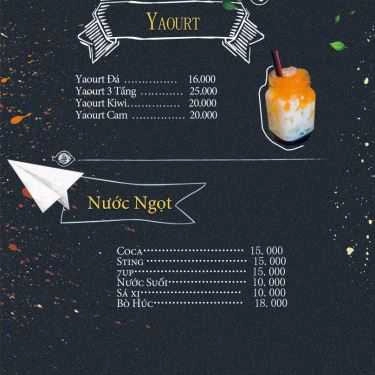Thực đơn- Will - Coffee & Juice