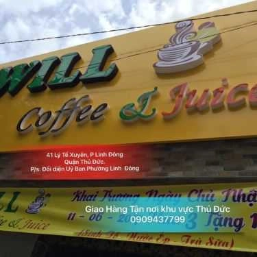 Thực đơn- Will - Coffee & Juice