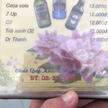 Thực đơn- Quán Ăn Quán Chay Thuận Đức