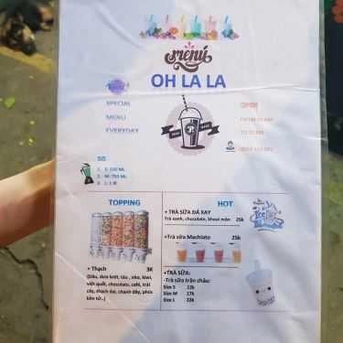 Thực đơn- Ăn vặt Ohlala Milk Tea