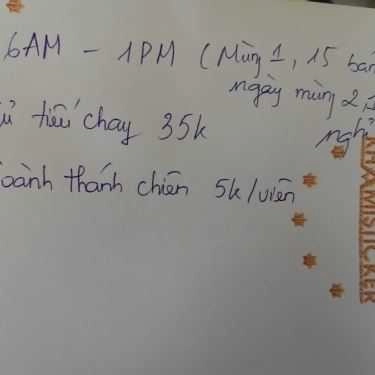 Thực đơn- Quán Ăn Hủ Tiếu Chay 169